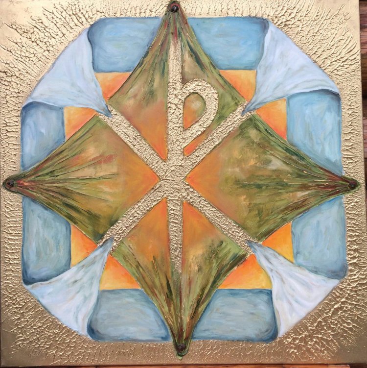 Biruinta prapor Antonela Giurgiu tablou pictura