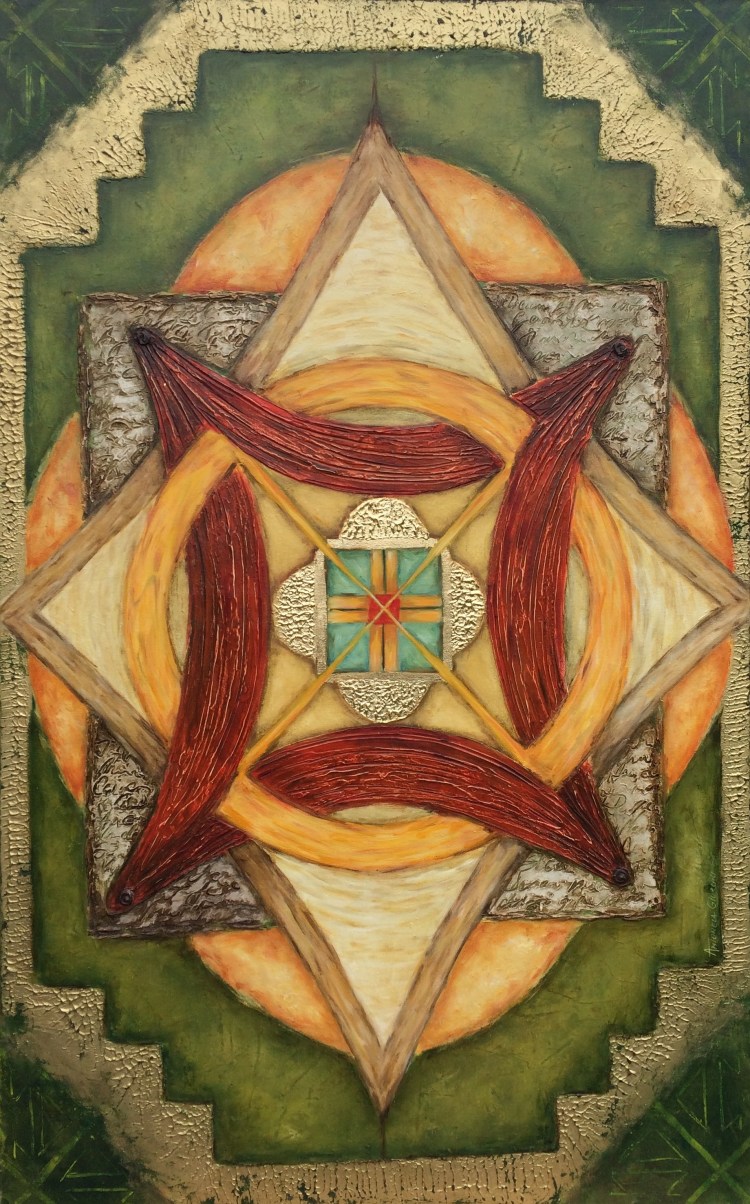 Antonela Giurgiu tablou pictura prapor crestin credinta