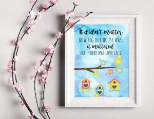 Tablouri vesele de stat în casă