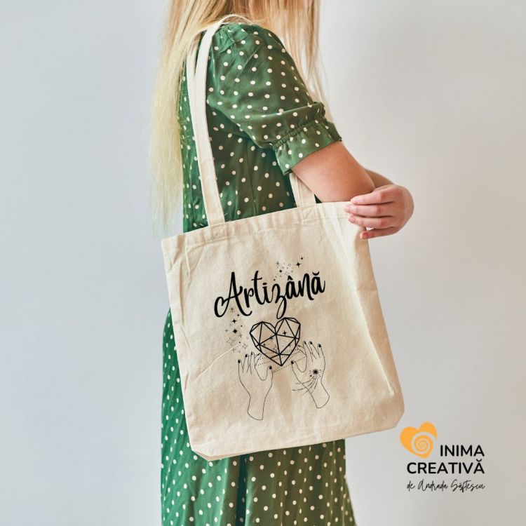 artizana negru tote plasa textila traista natur colectia inima creativa andrada saftescu