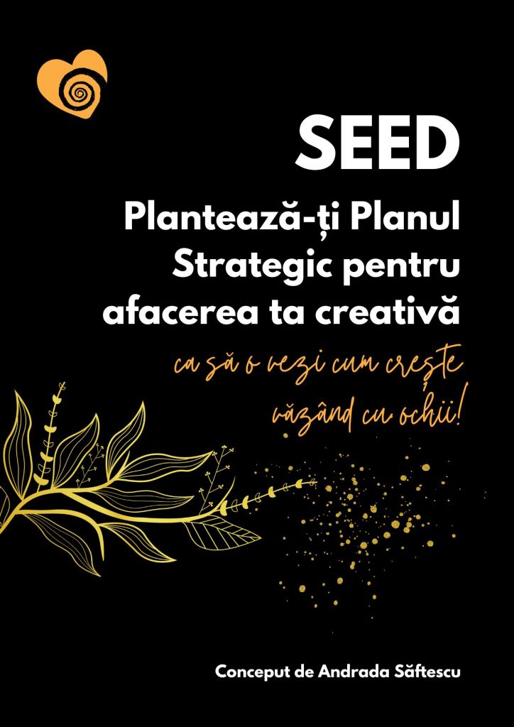seed planul strategic pentru afaceri creative de succes, marketing,andrada saftescu